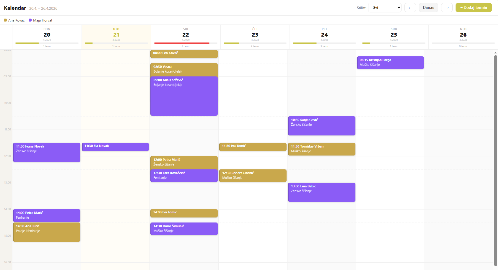 Stylio kalendar